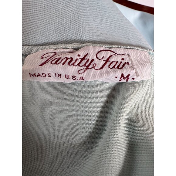 Vanity Fair Vintage Light Blue Nightgown M Made In USA - Picture 11 of 16